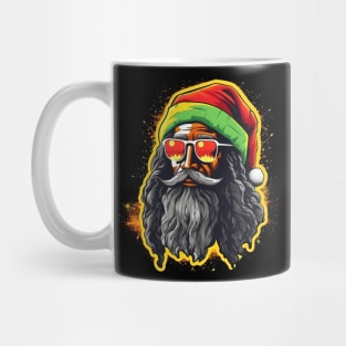 Santa Claus Rasta, African Style  Vibrant Mug